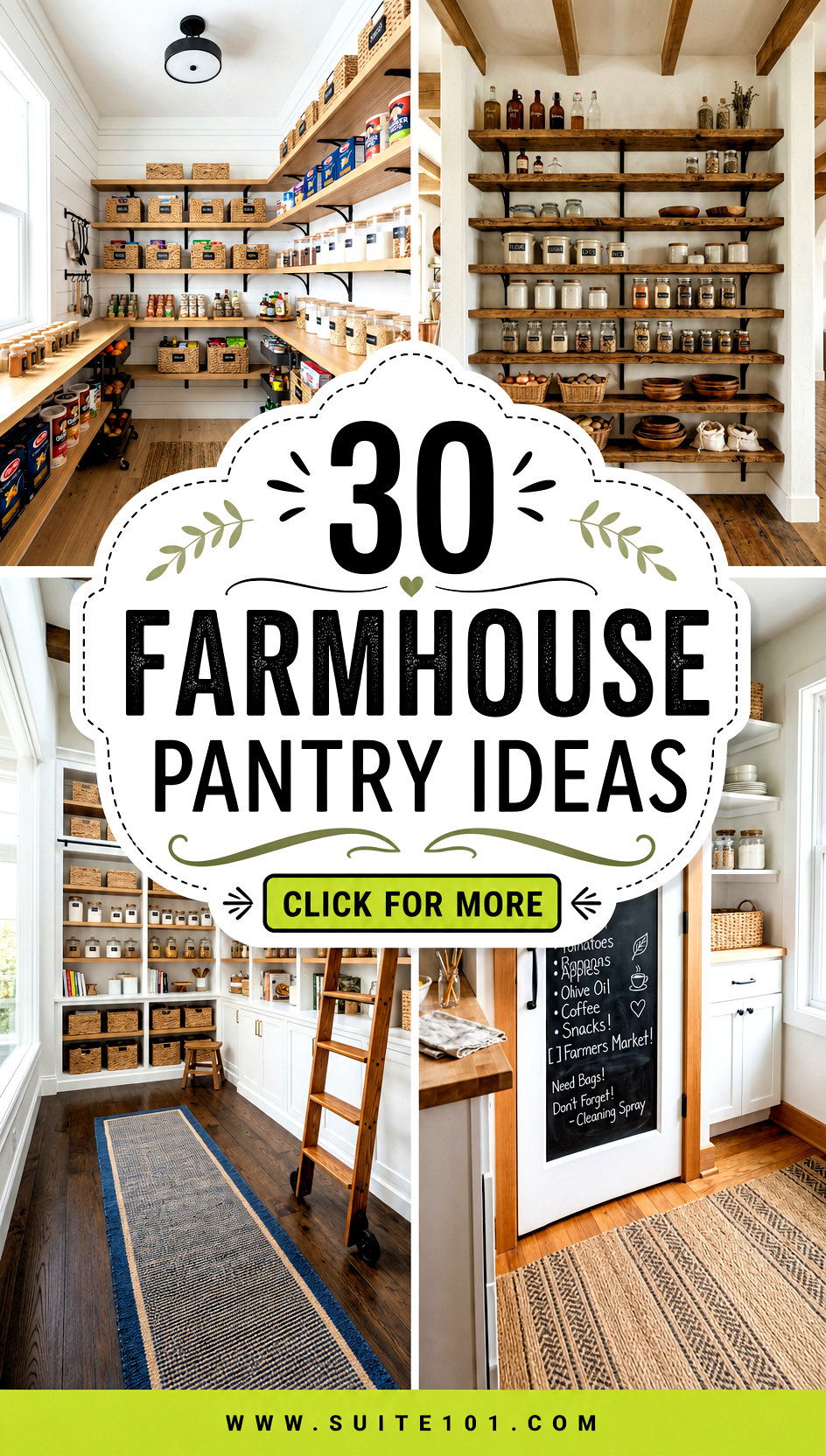 Farmhouse Pantry Ideas 30 Beautiful Ways to Organize and Style - Farmhouse Pantry Ideas: 30 Beautiful Ways to Organize and Style