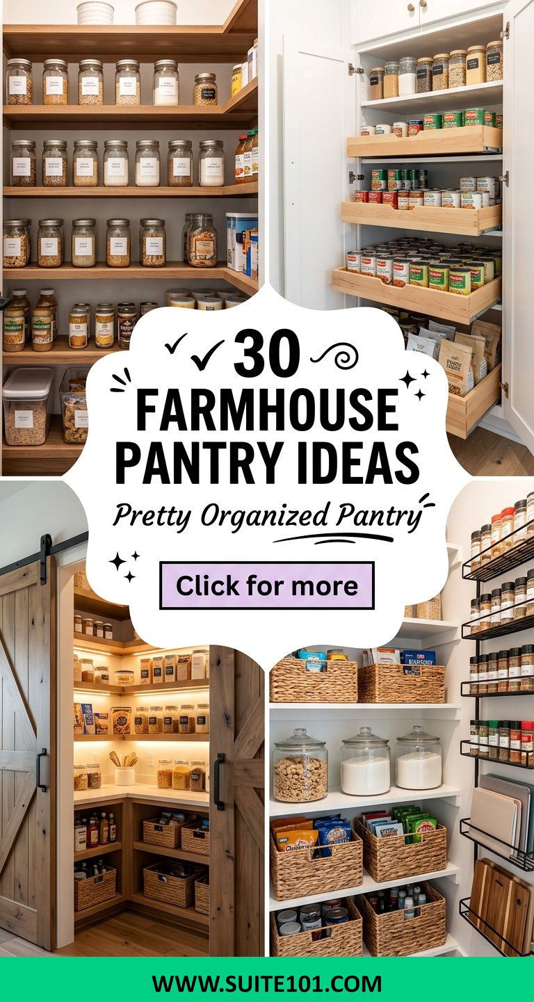 Farmhouse Pantry Ideas 30 Beautiful Ways to Organize and Style - Farmhouse Pantry Ideas: 30 Beautiful Ways to Organize and Style