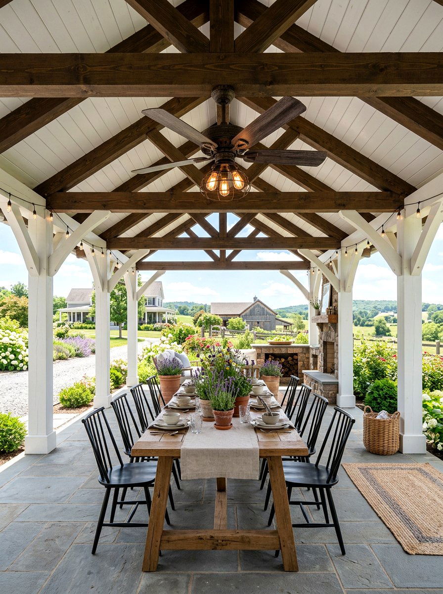 Farmhouse Pavilion Fan - 30 pavilion ceiling fan ideas