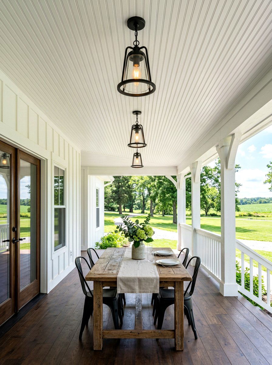 Farmhouse Porch Beadboard - 30 porch beadboard ceiling ideas