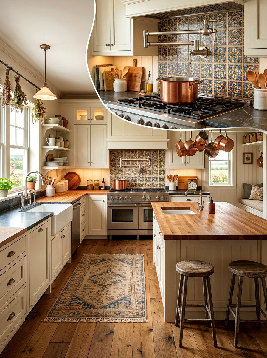 Farmhouse Pot Filler - 30 pot filler kitchen ideas