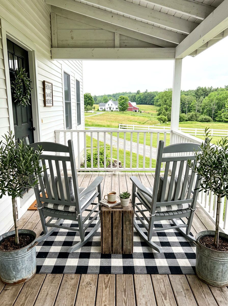 Farmhouse Rocking Chair Porch - 30 rocking chair porch styling ideas