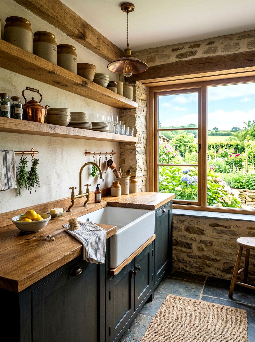Farmhouse Scullery Kitchen - 30 traditional prep kitchen ideas
