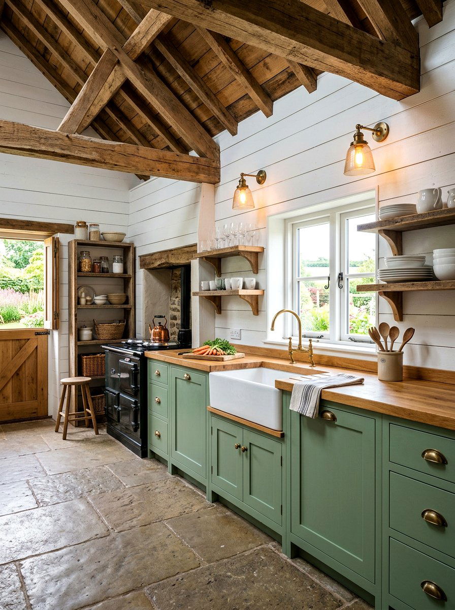 Farmhouse Scullery - 30 scullery pantry ideas