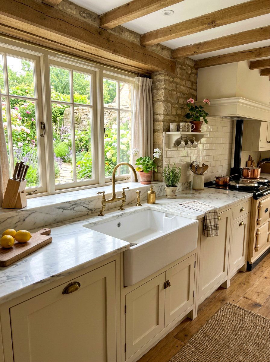 Farmhouse Sink Design - 30 cottage home decor ideas