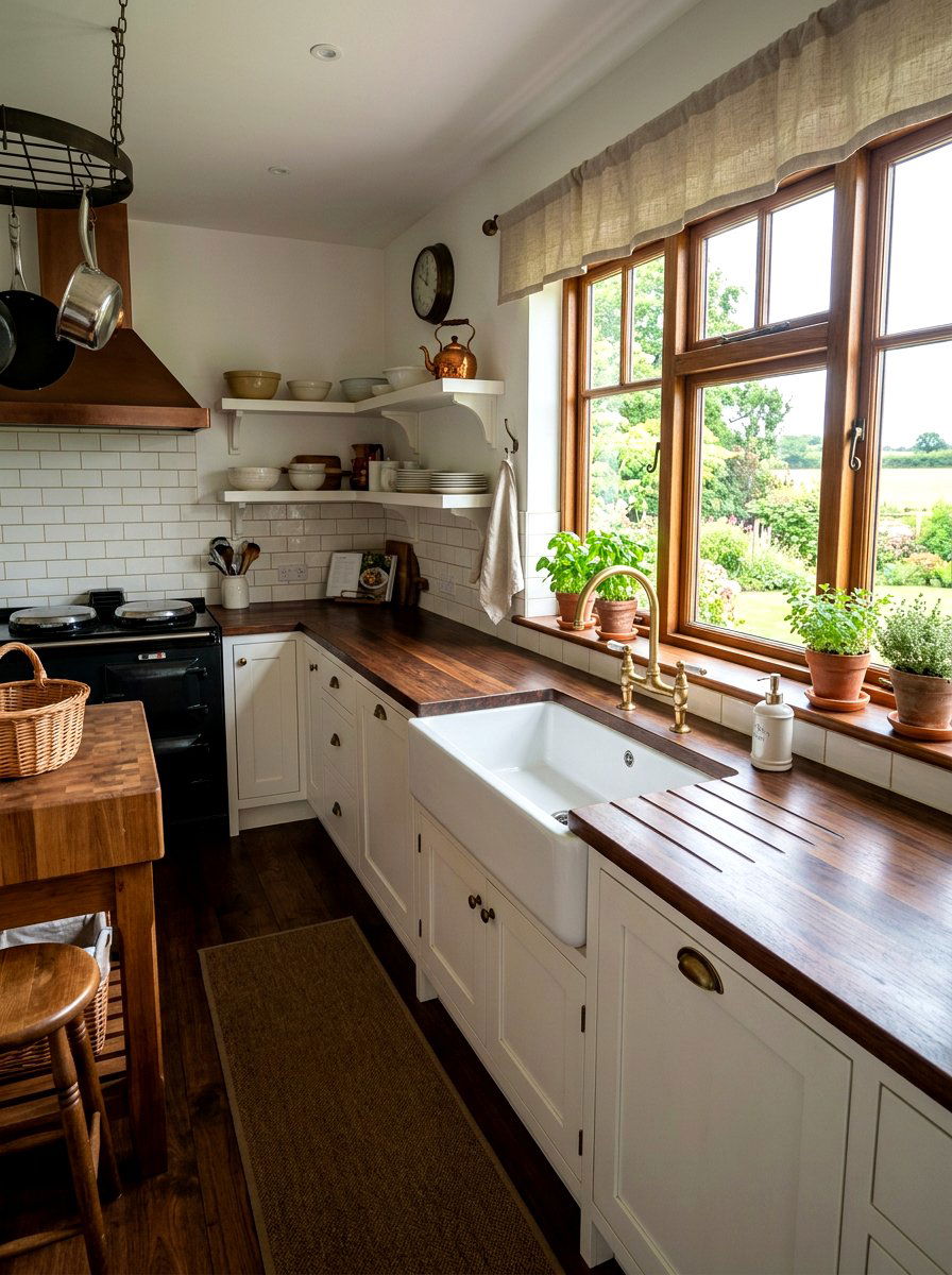 Farmhouse Sink Kitchen - 30 rustic kitchen ideas