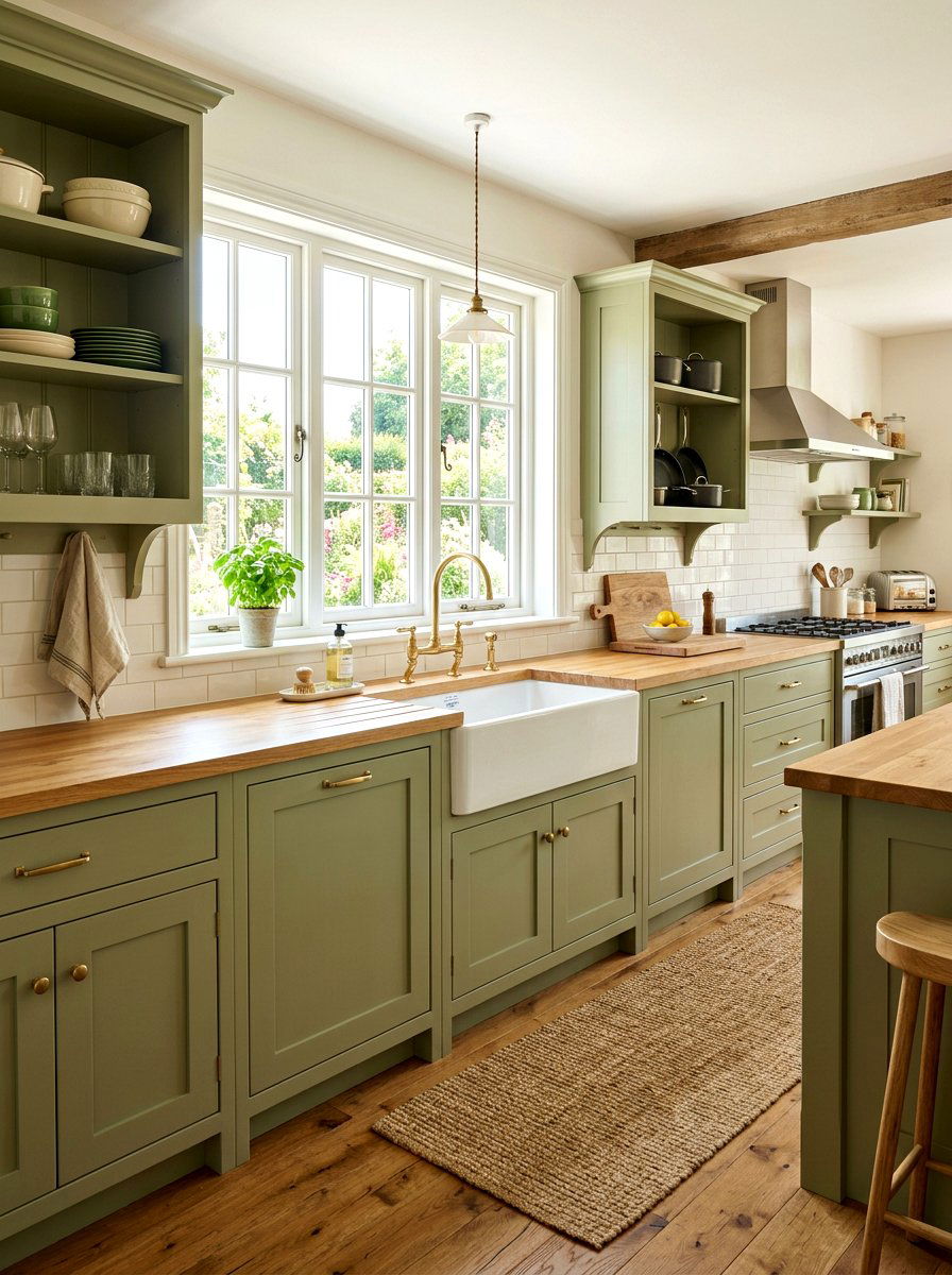Farmhouse Sink Kitchen - 30 traditional kitchen ideas