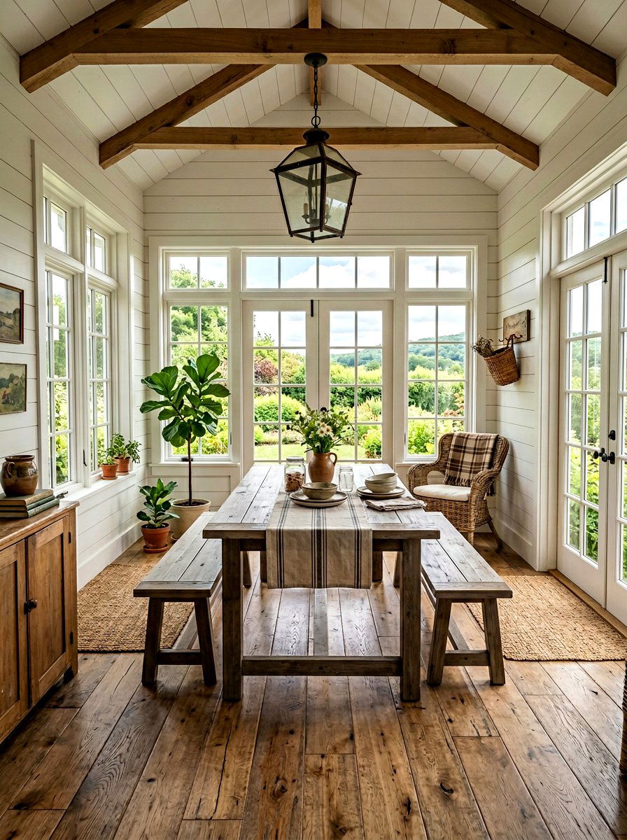 Farmhouse Small Sunroom Style - 30 small sunroom ideas