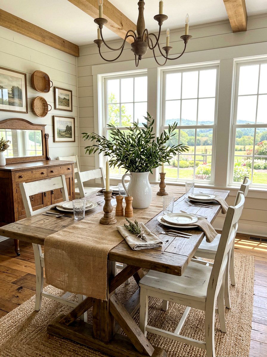 Farmhouse Style Olive Branch - 30 olive branch centerpiece ideas