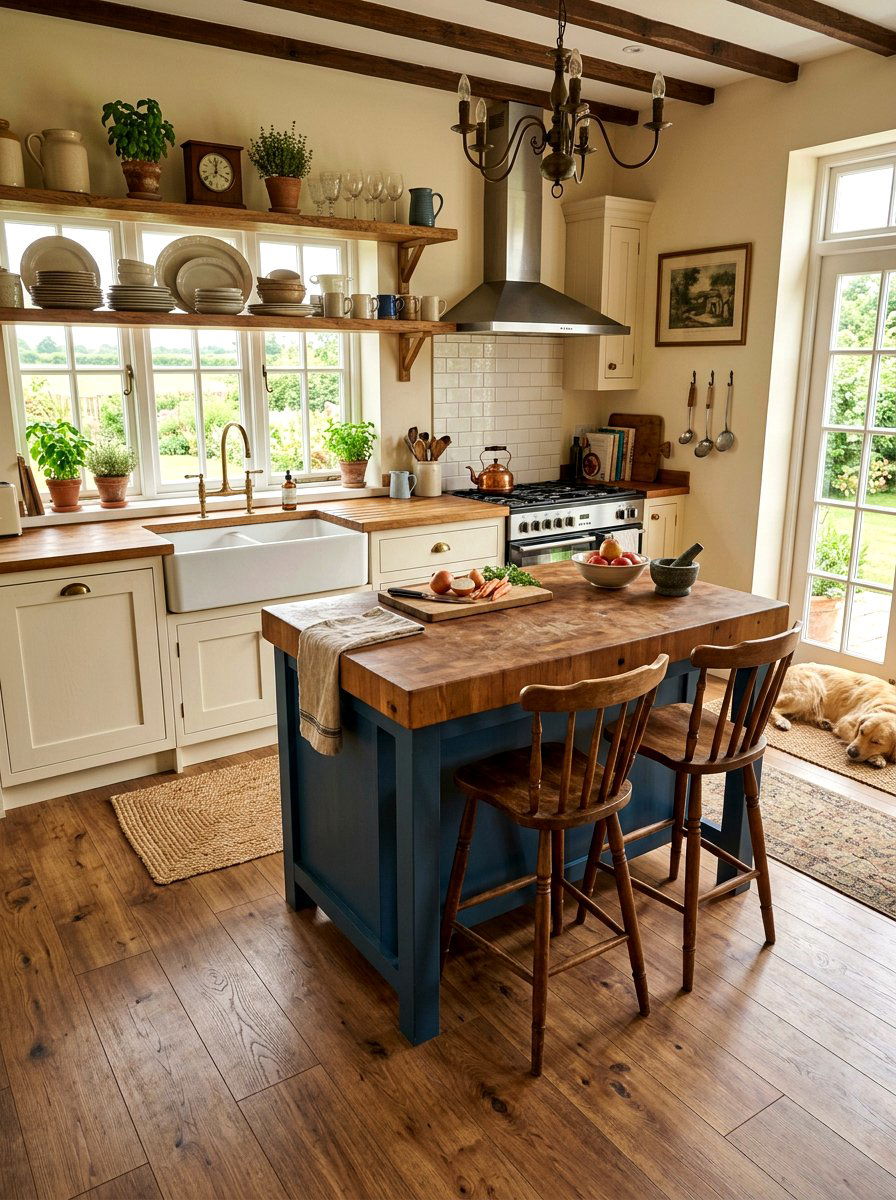 Farmhouse Style Wood Plank - 30 peel and stick floor ideas