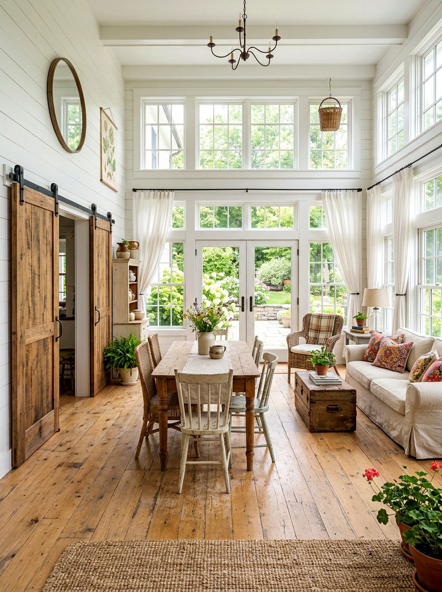Farmhouse Sunroom Decor - 30 bright sunroom ideas