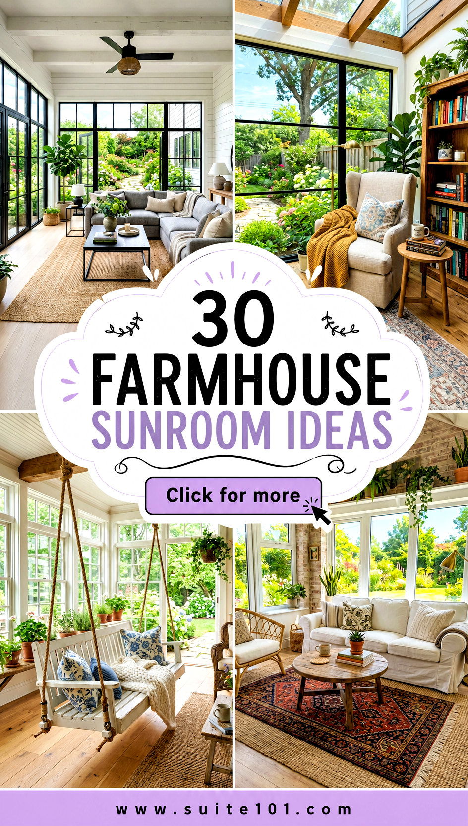 Farmhouse Sunroom Ideas 30 Bright Cozy Styles to Enjoy - Farmhouse Sunroom Ideas: 30 Bright, Cozy Styles to Enjoy