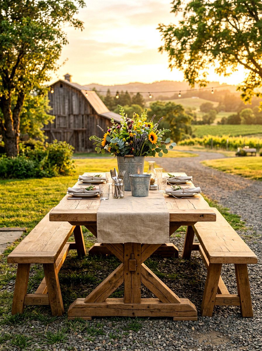 30 Outdoor Buffet Table Ideas for Easy Entertaining All Summer