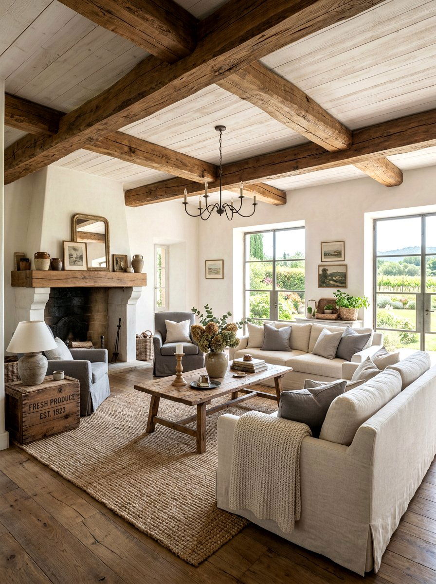 Farmhouse Villa Living Room - 30 European villa living room ideas