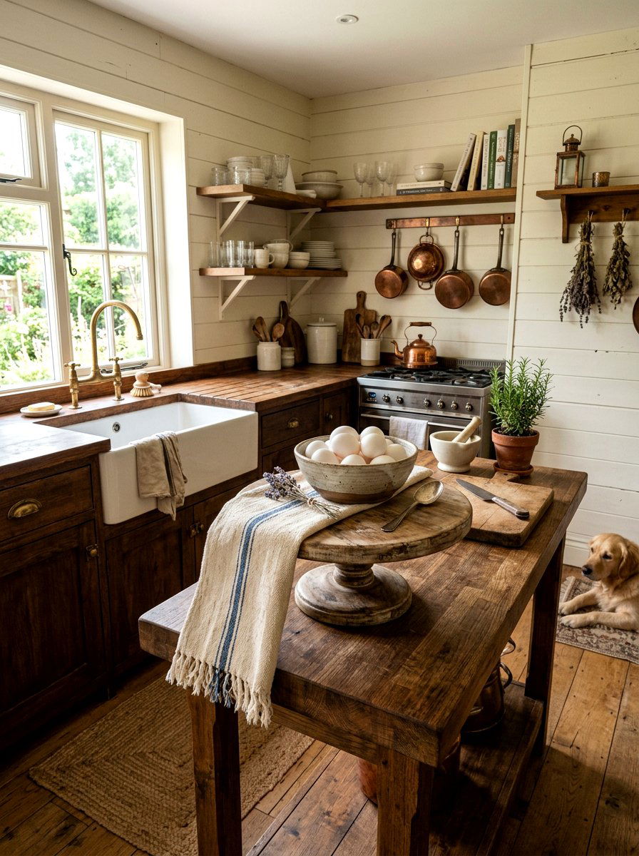 Farmhouse Wood Cake Stand - 30 cake stand kitchen styling ideas