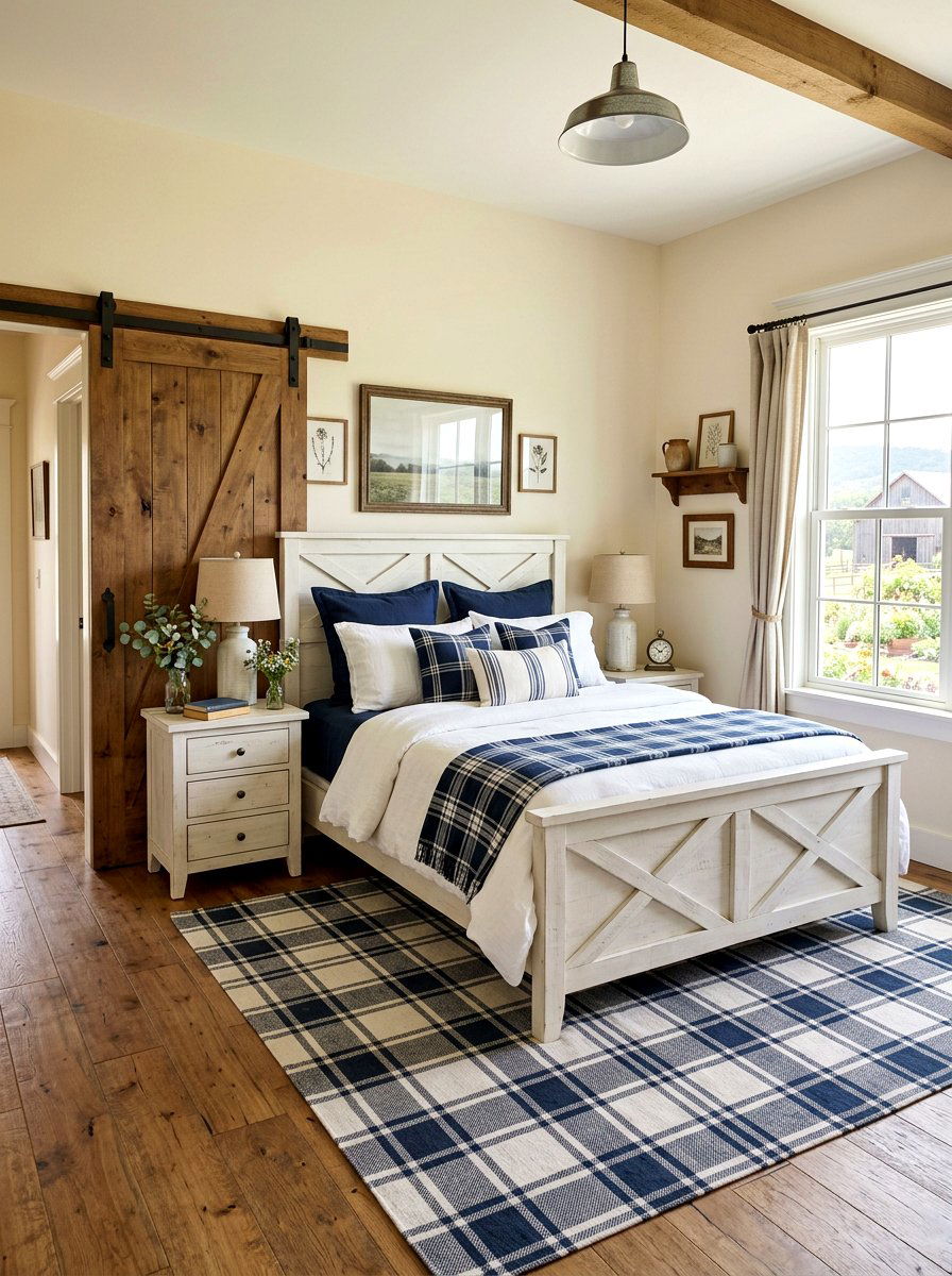 Farmhouse X Frame Bed - 30 platform bed ideas