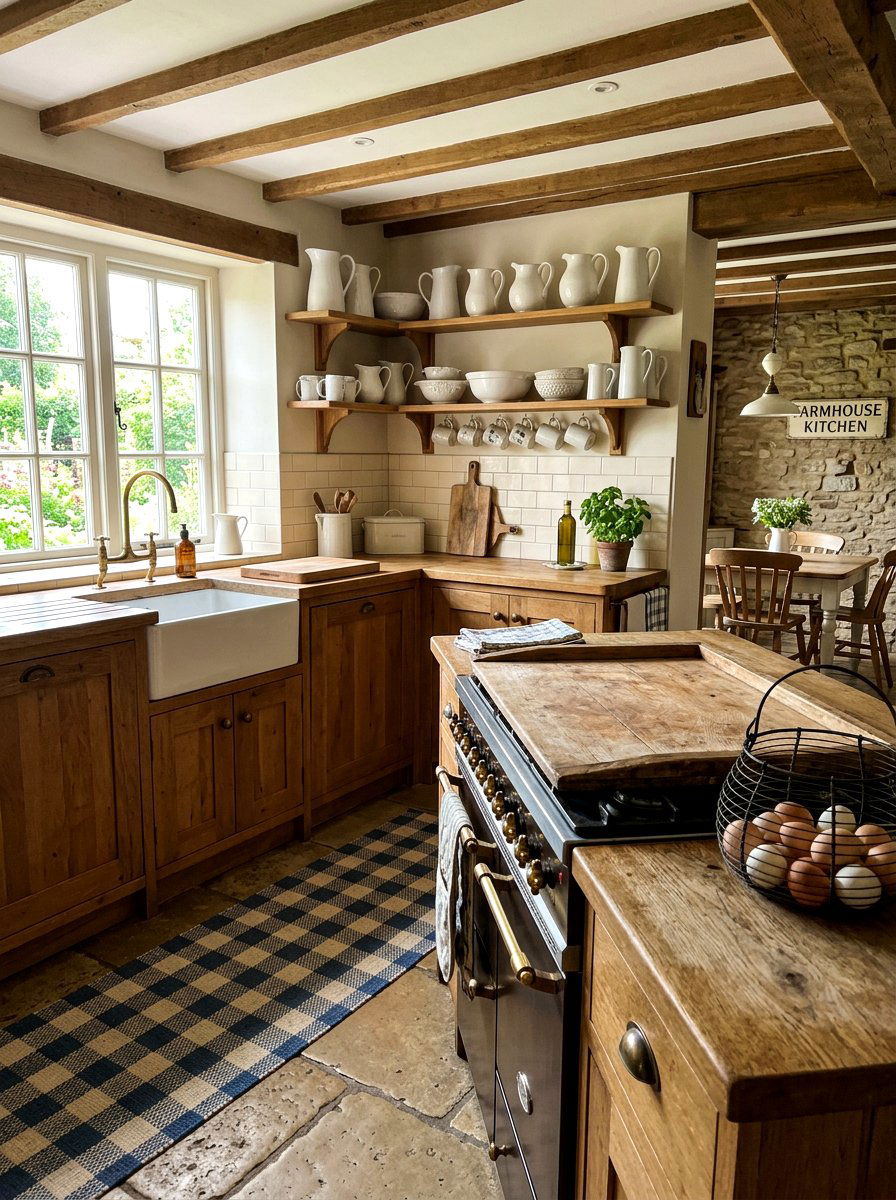Farmhouse rental kitchen - 30 rental kitchen glow up ideas