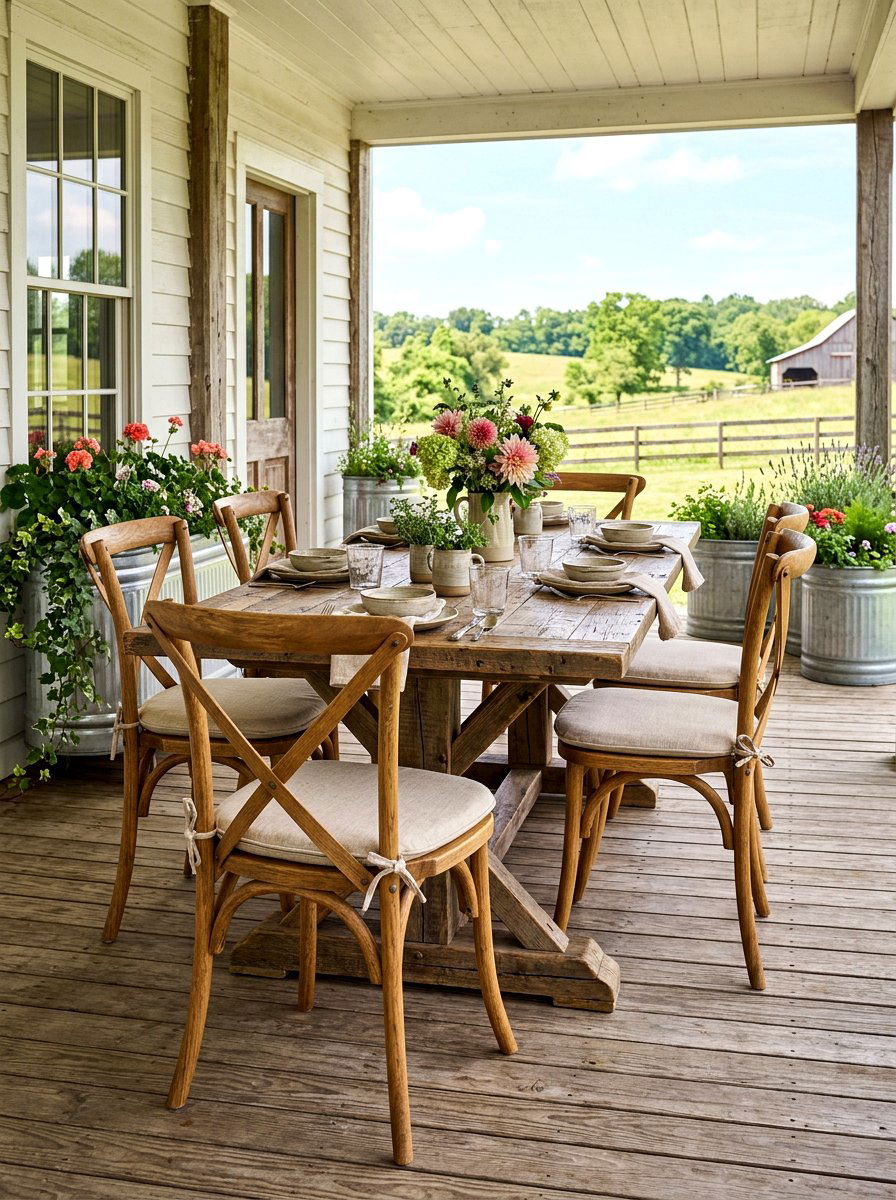 Farmhouse style bistro chair - 30 bistro chair patio ideas