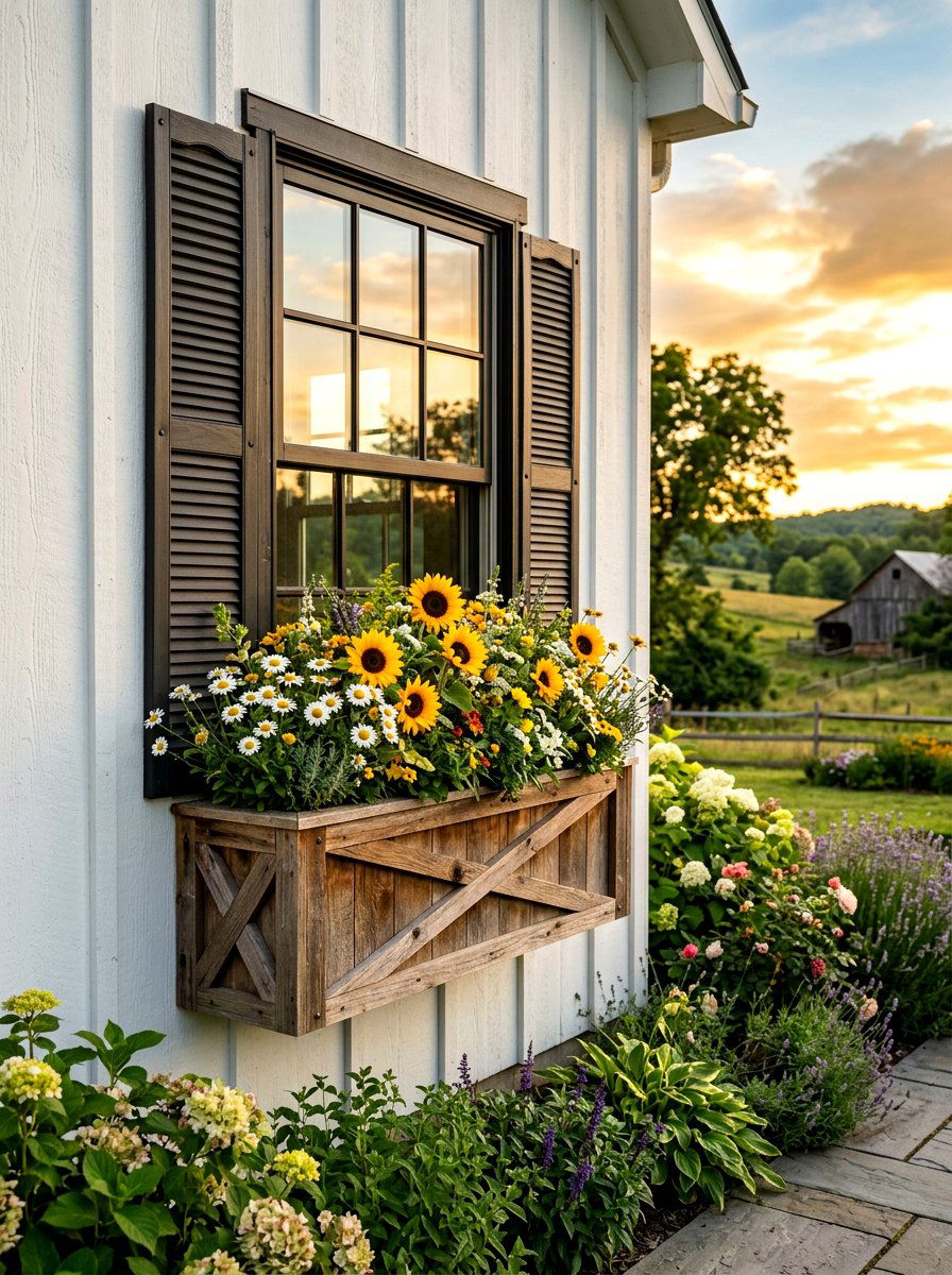 30 Front Window Planter Ideas for Colorful Outdoor Charm
