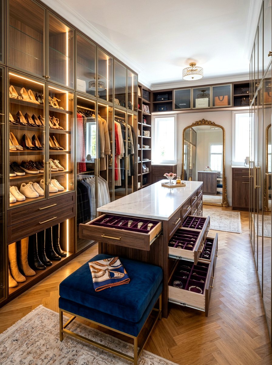 Fashion Closet - 30 hobby rich home ideas