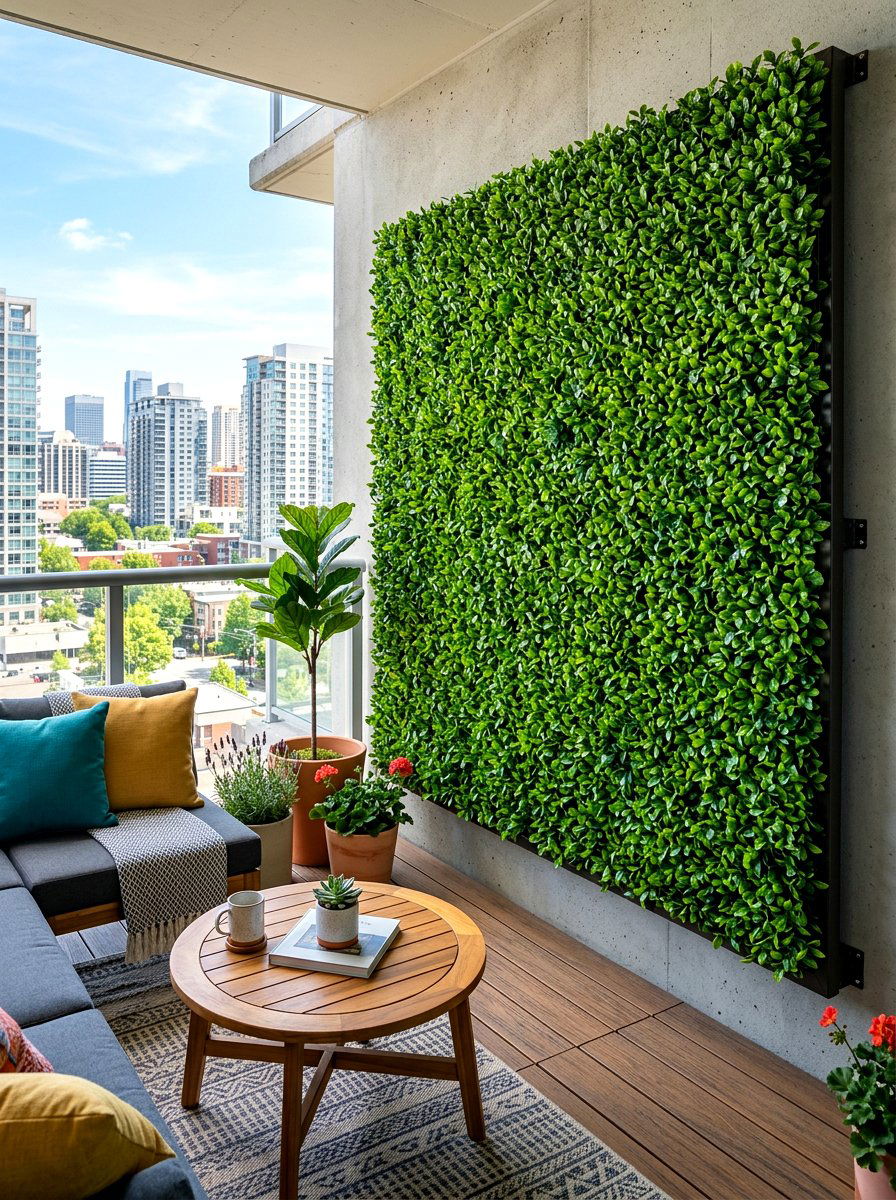 Faux Boxwood Wall - 30 topiary garden ideas