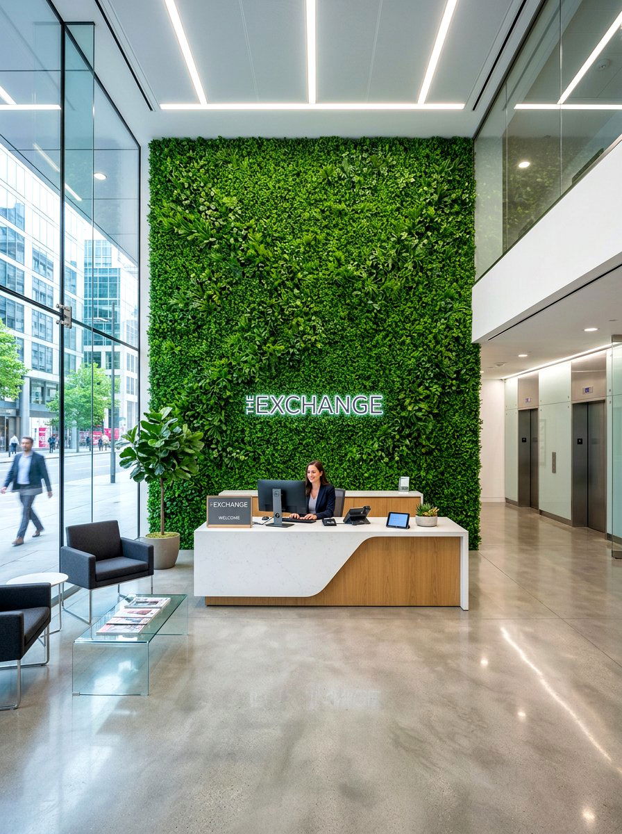 Faux Boxwood Wall - 30 green wall ideas