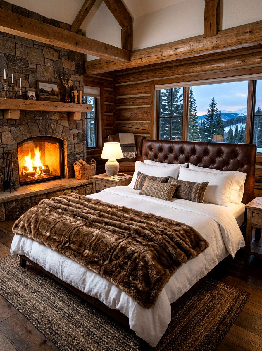 Faux Fur Blanket - 30 layered bed styling ideas