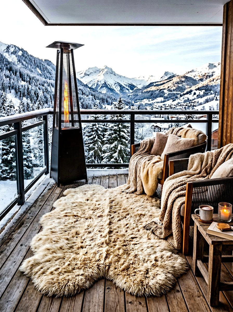 30 Balcony Rug Ideas to Add Comfort and Color Underfoot