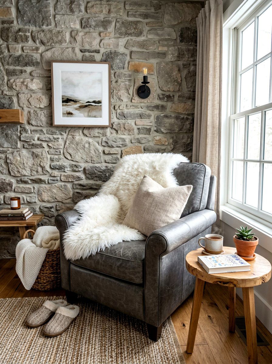 Faux Fur Throw Blankets - 30 lodge decor ideas