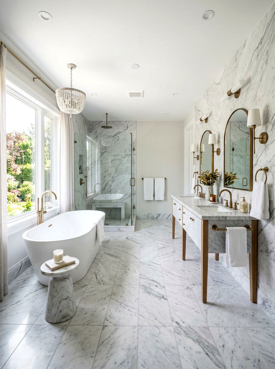 Faux Marble Baseboard - 30 baseboard trim ideas