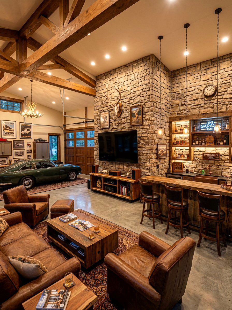 Faux Stone Veneer Panels - 30 garage wall panel ideas
