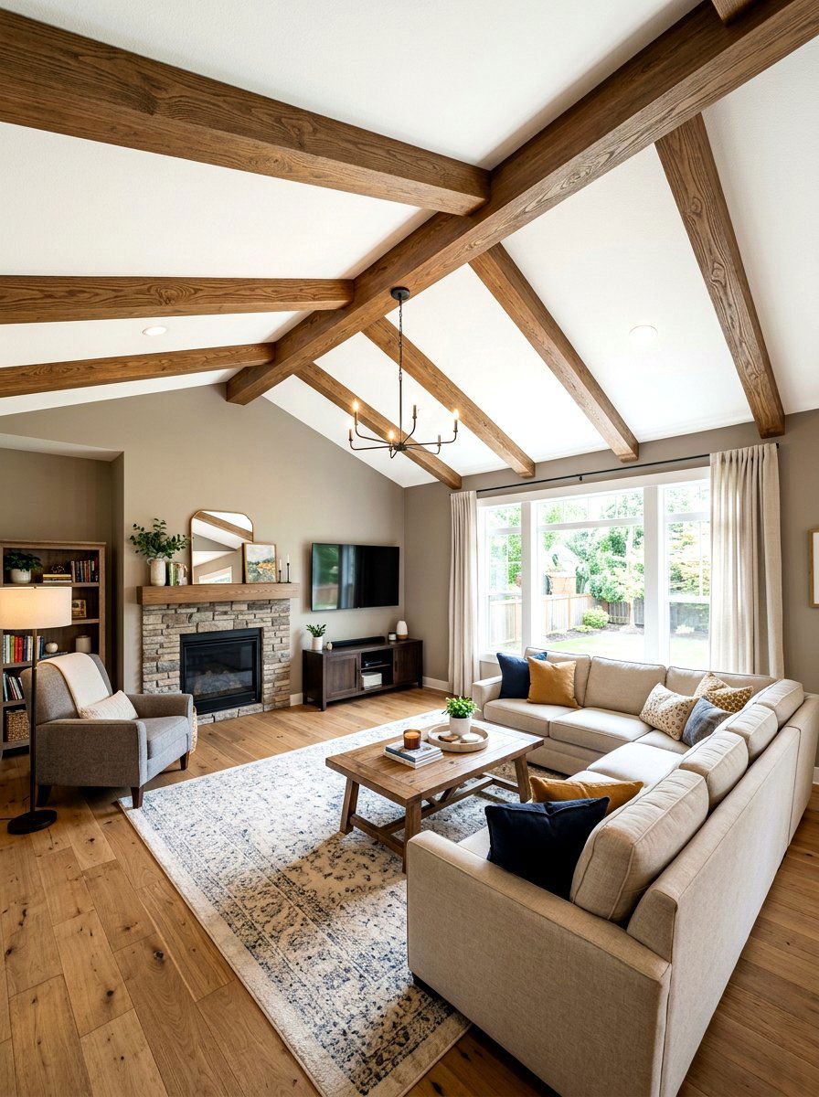 Faux Wood Ceiling Beams - 30 rustic beam ceiling ideas