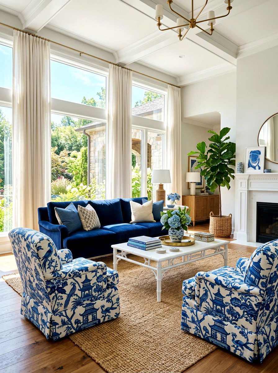 Faux bamboo chinoiserie coffee table - 30 chinoiserie table ideas