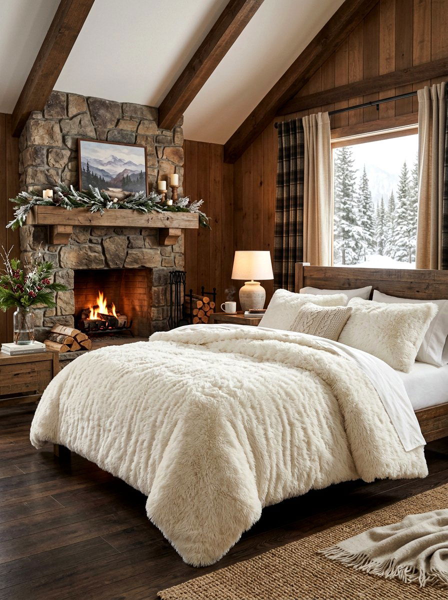 Faux fur duvet - 30 designer duvet styling ideas