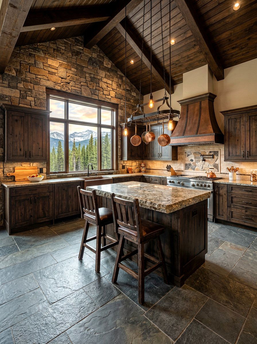 Faux stone panels - 30 rental friendly kitchen backsplash ideas
