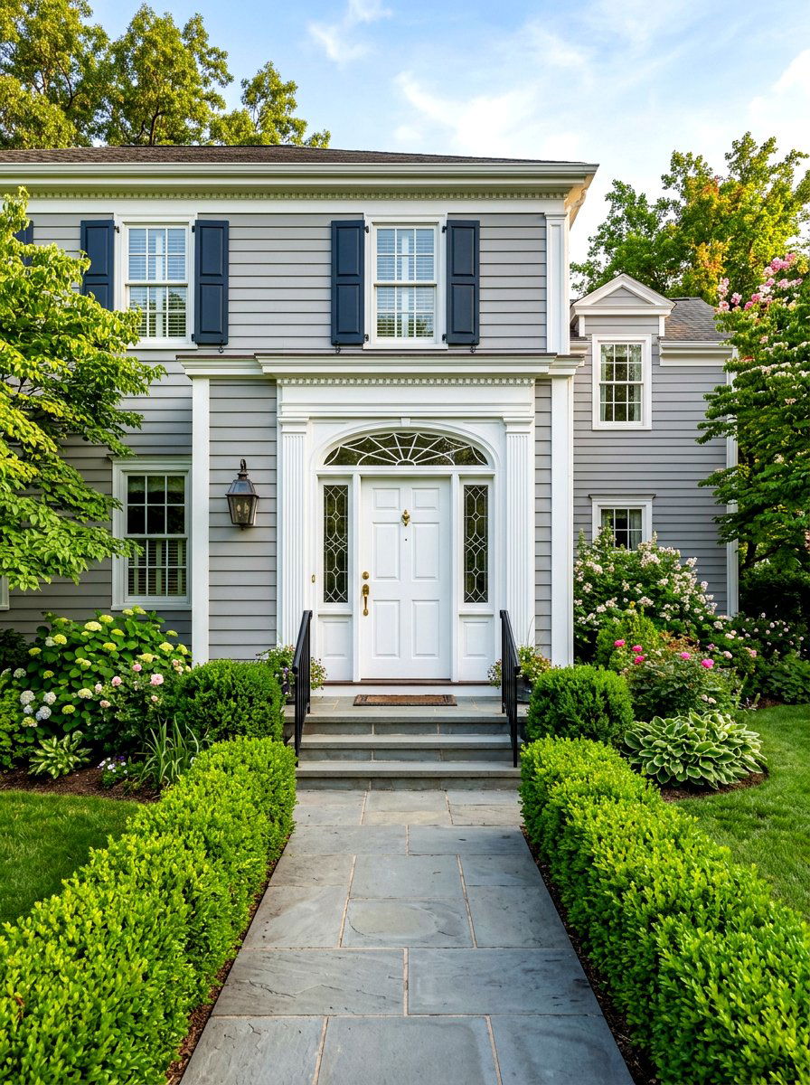 Federal Style Entryway - 30 heritage exterior ideas