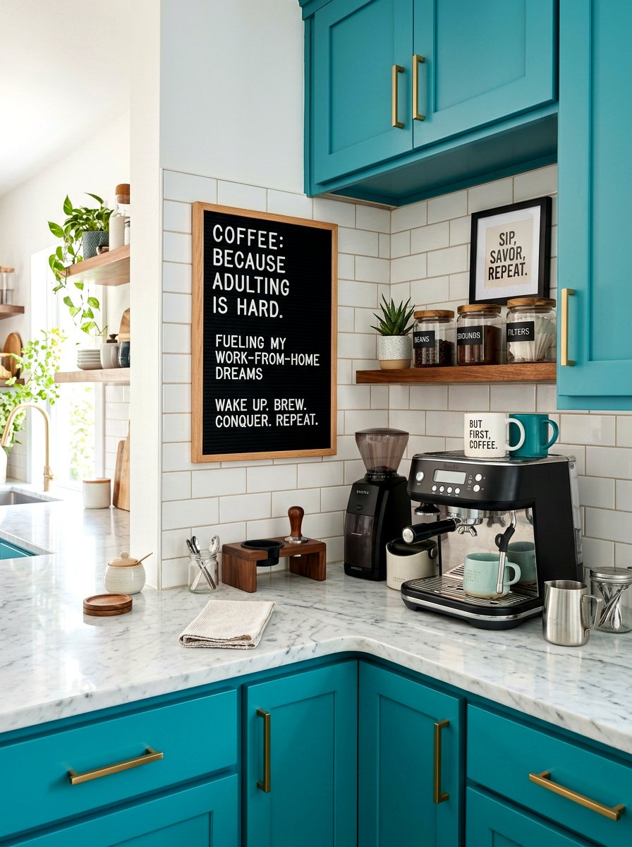 Felt Letter Board Nook - 30 message board wall ideas