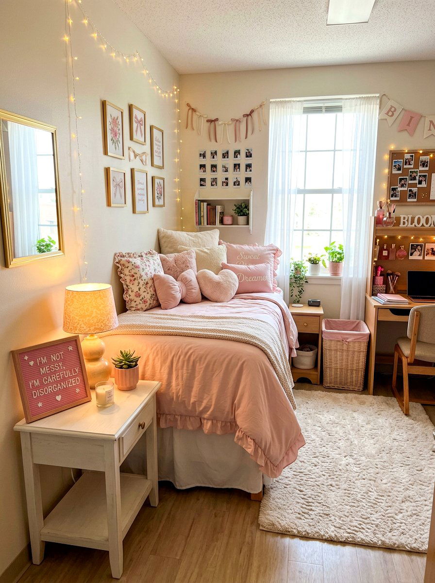 Felt Letter Board Signs - 30 dorm wall decor ideas