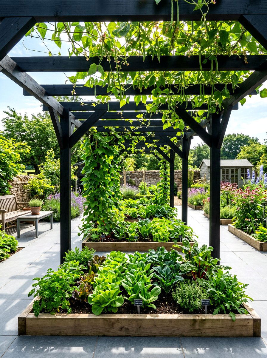Felt Pocket Garden - 30 modern vertical garden ideas