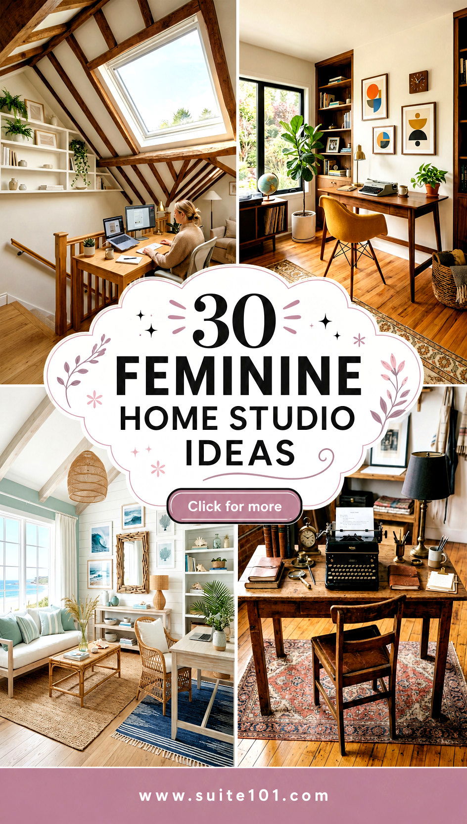 Feminine Home Studio Ideas 30 Dreamy Setups to Spark Creativity - Feminine Home Studio Ideas: 30 Dreamy Setups to Spark Creativity