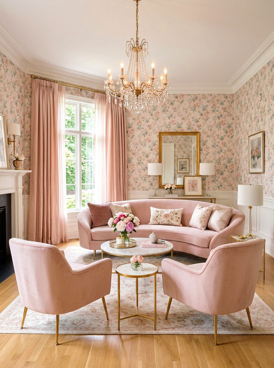 Feminine Sitting Room Decor - 30 parlor room ideas