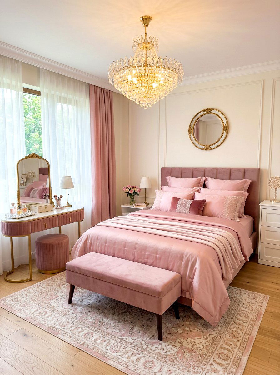 Feminine Soft Bedroom - 30 sophisticated bedroom decor ideas