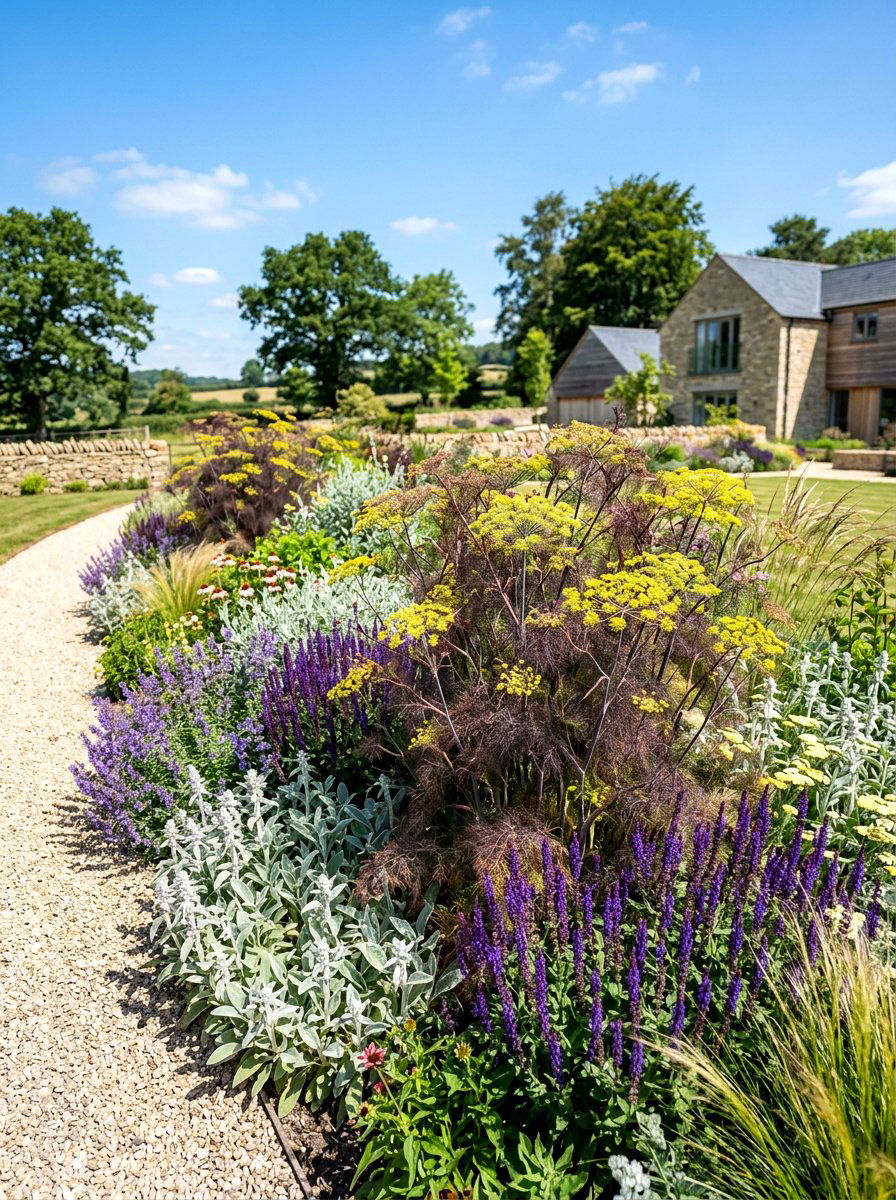 Fennel Herb Garden - 30 butterfly host plant garden ideas