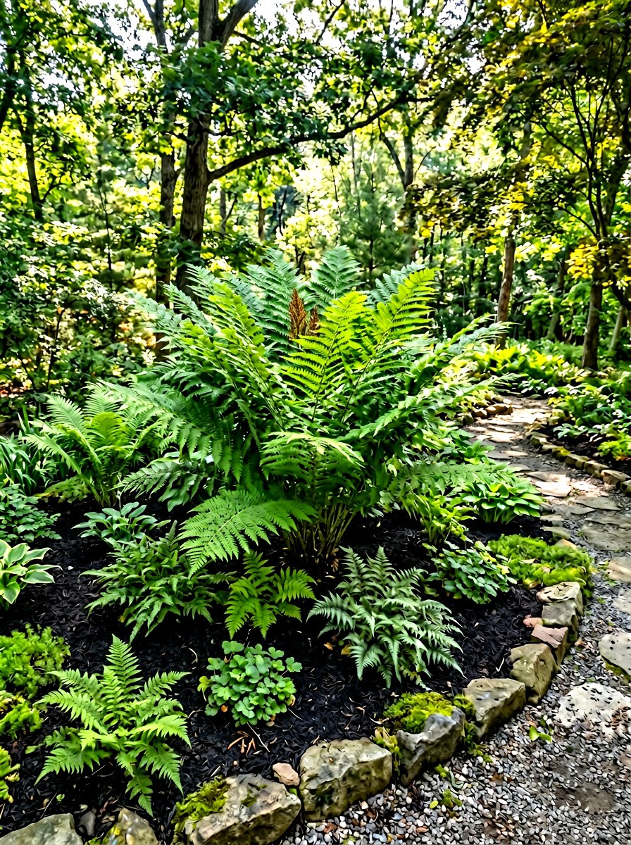 Fern Specimen Garden - 30 fern garden ideas