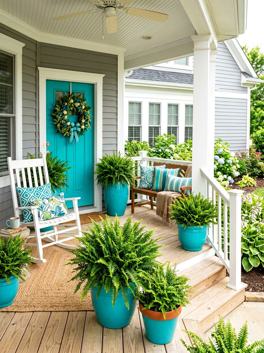30 Porch Ferns Ideas to Bring Fresh Greenery to Your Entry
