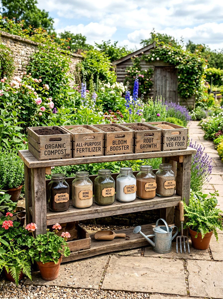 Fertilizer Storage - 30 greenhouse corner ideas