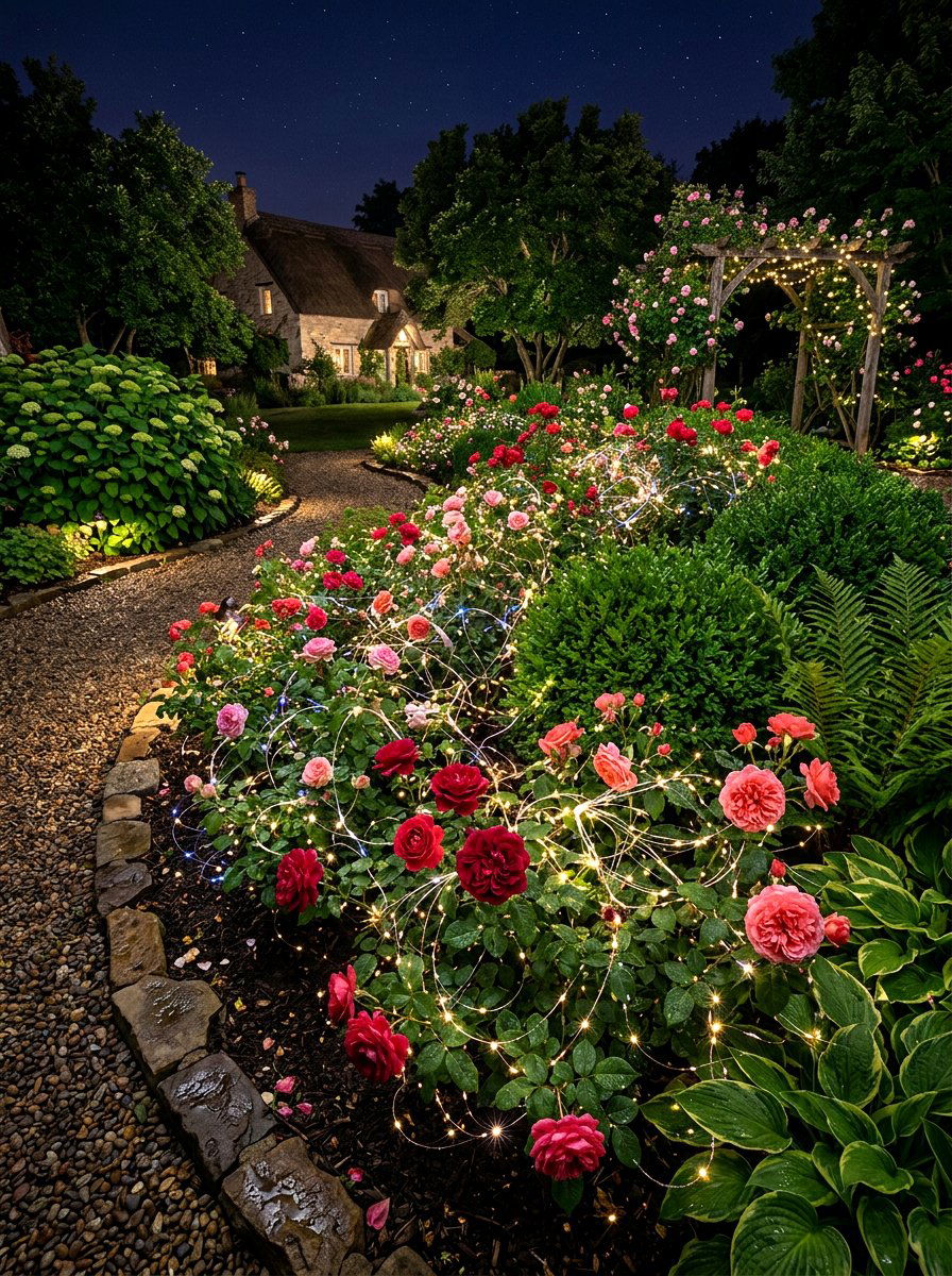 Fiber Optic Garden Lighting - 30 moody outdoor lighting ideas