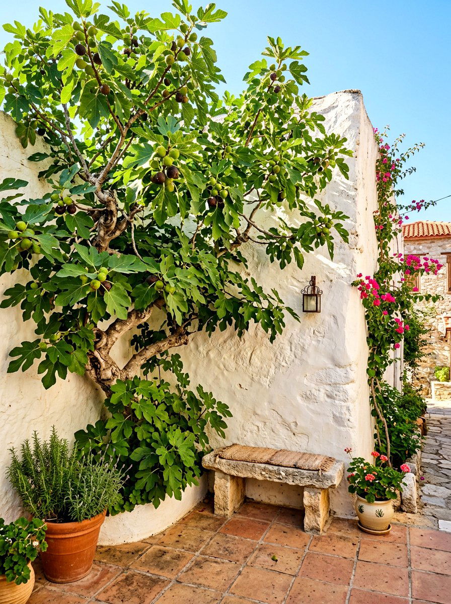 Fig Tree Corner - 30 edible backyard landscaping ideas