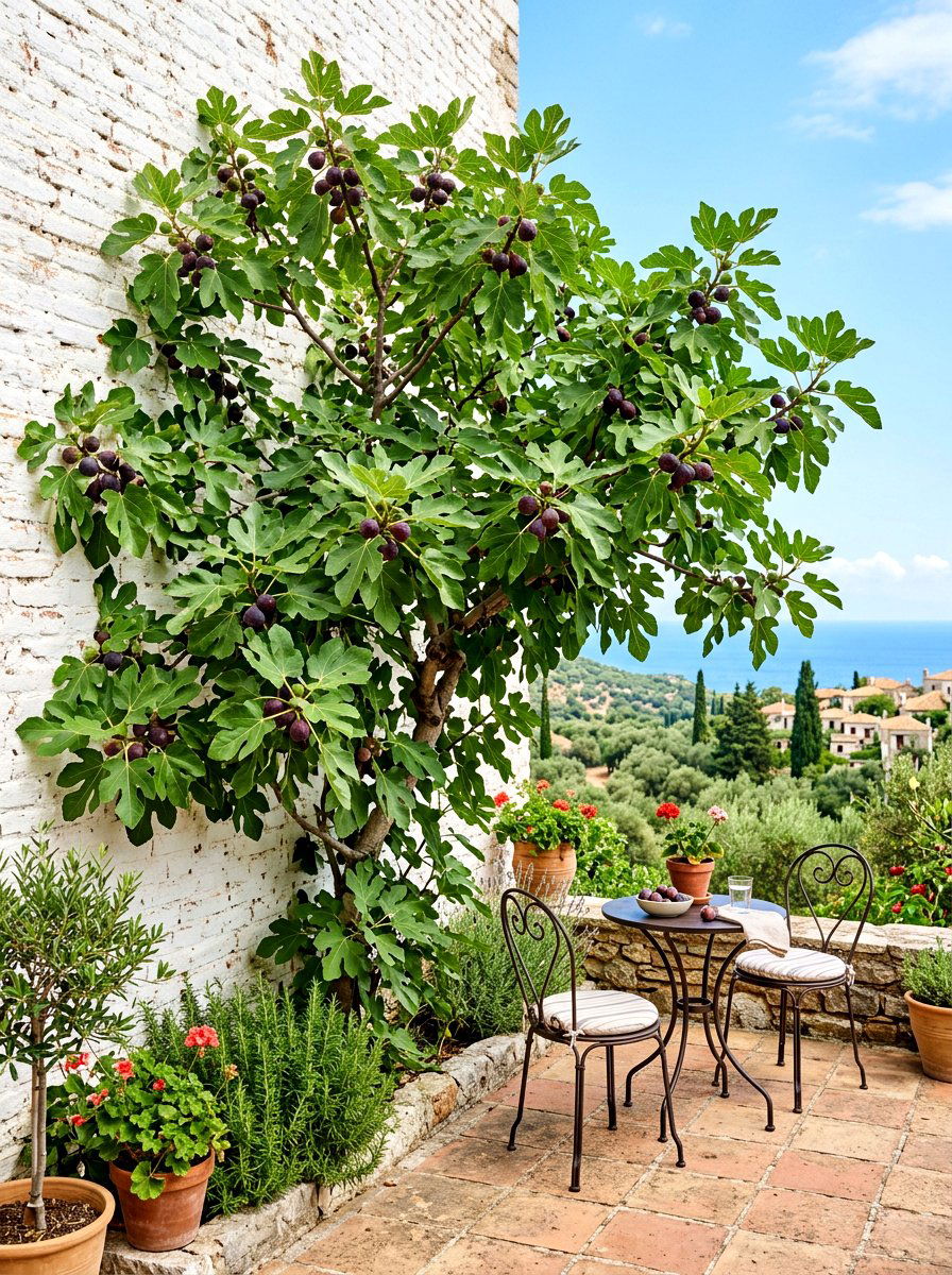 Fig Tree Corner - 30 backyard orchard ideas