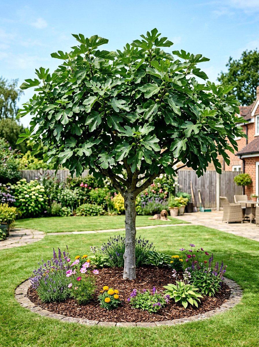 Fig Tree Focal Point - 30 edible landscaping ideas